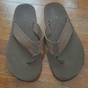 Brown Flip Flops